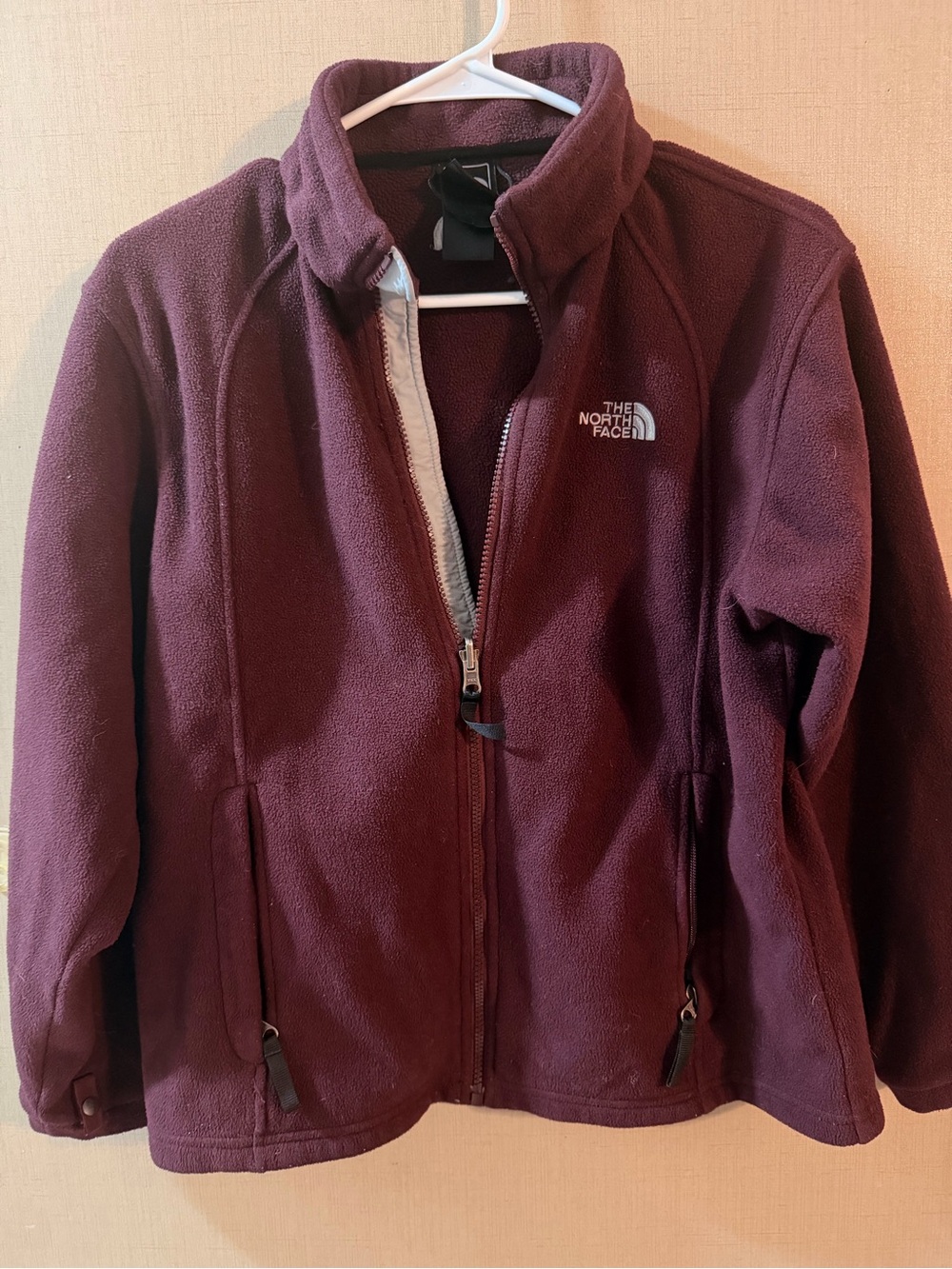 The North Face Kids Burgundy Fleece Jacket